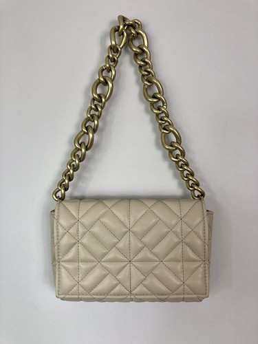 Zara small beige cream - , quilted
