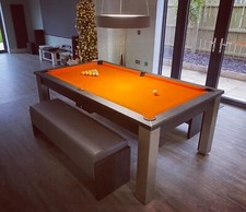 Elixir Slate Bed Pool Dining Table | 6ft & 7ft Sizes | *Pre Xmas Delivery*