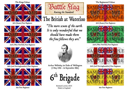 Battle flag 28mm british - flag,