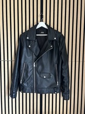 Zara pleather bikers jacket - pleather,