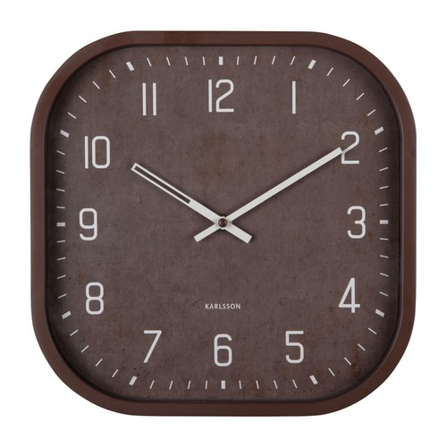 Square wall clock - wall, karlsson