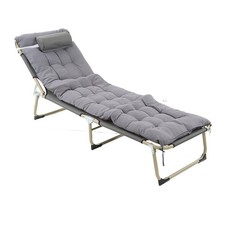 Folding Bed with Pillow -Single & Guest & Camp bed Fold Up-Space Saving Portable