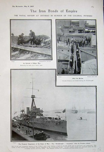 Old antique print 1907 - old,