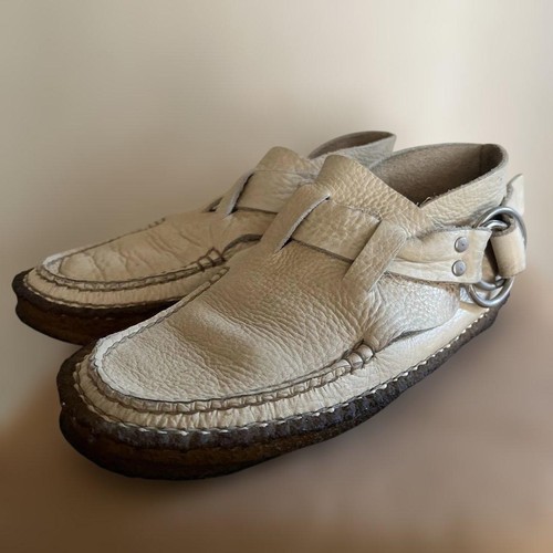Yuketen ring moccasin pebbled - ring,
