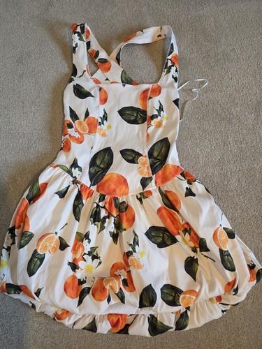 Zara size floral orange - zara, l