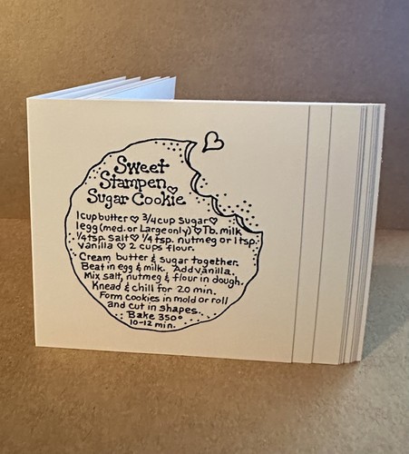 Cookie note cards - 10, with