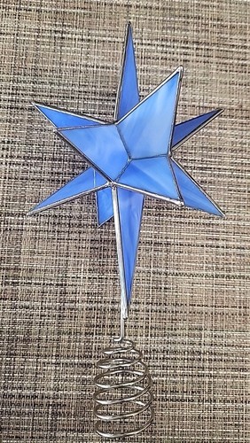 Blue stained glass bethlehem - stained,