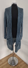 Brora teal mohair cardigan