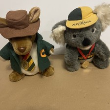 Aussie plush mascots  Teddy Bear Soft  Mascot sing national anthem of Australia 
