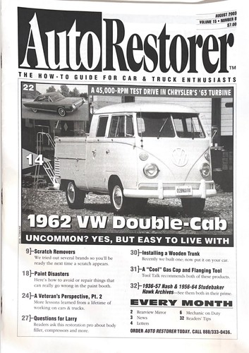 Auto restorer magazine - restorer,