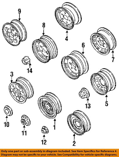 Isuzu oem pickup wheel - oem, 88-95
