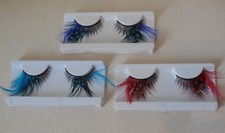 false eyelashes Delicate fashion feathers dots tails fancy false eyelashes