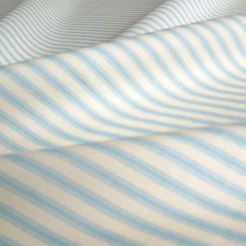 Ticking stripe fabric blue - fabric,