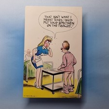 Comic Postcard C1975 Blonde