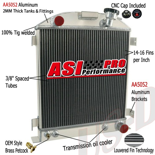 Row aluminum radiator for - radiator,