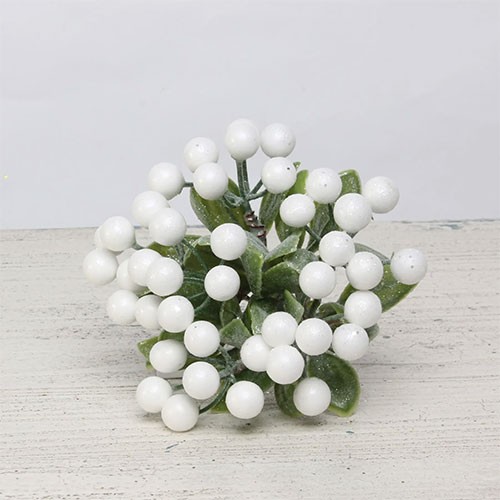 Christmas white berries with - berries,