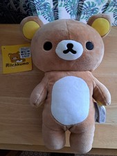 Rilakkuma San-X Plush Soft Plush Toy with Zip Back Official 30 cm