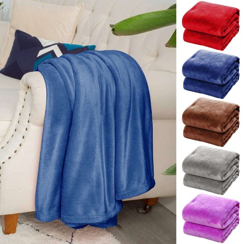 Coral fleece blanket - coral,