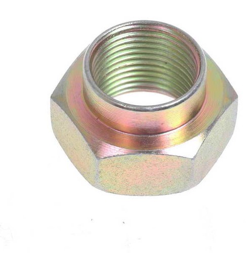Wheel hub nut front - hub, left