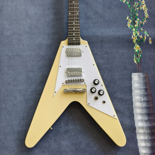 Flying electric guitar - flying, v
