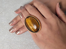 Large Tigers Eye ring