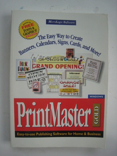 Printmaster gold easy to use - printmaster, easy-to-use