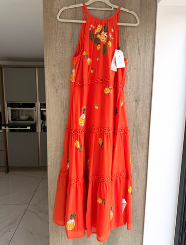 Monsoon orange embroidered - monsoon,