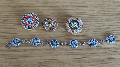 Vintage italian micro mosaic - vintage,