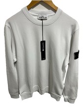 Stone Island Mens White Crew