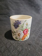 Crown Devon Fieldings Floral  - Small Storage Utensil Pot - toothbrush holder
