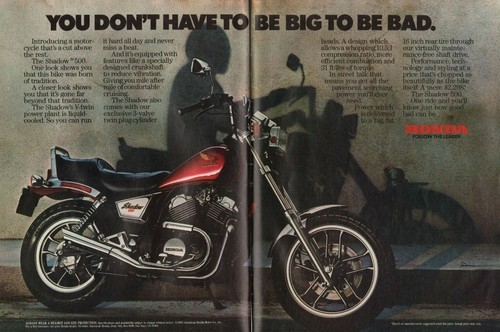 1983 honda shadow - shadow, 500