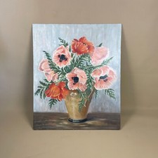 Vintage Floral Oil Painting