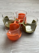 4 X VINTAGE RETRO PYREX DRINK