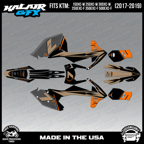 Graphics kit for ktm - graphics,