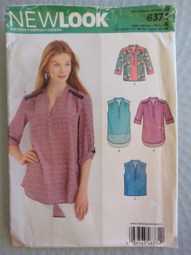 New look 6374 sewing pattern - new,