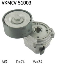 New Tensioner Pulley, V-ribbed