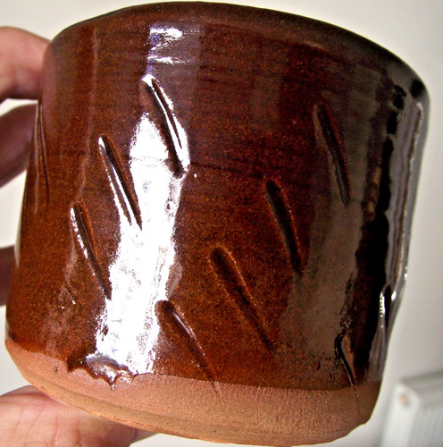 Studio pottery pen brush - pen/brush, pot