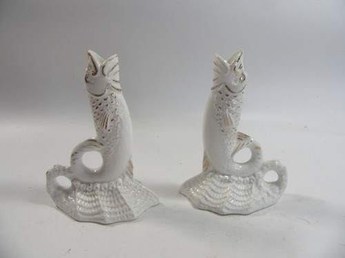 Vintage ceramic pair small - of,
