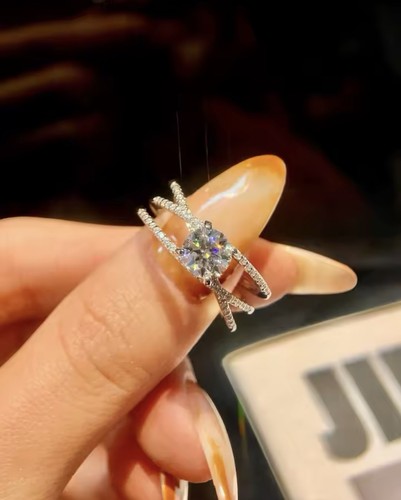 1ct moissanite diamond aurora - diamond,