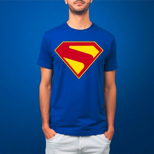 Superman logo shirt printed - superman,