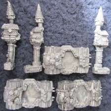 1991 Epic Ork Weirdboy Battle Tower x3 Games Workshop Warhammer 6mm 40K Orc Army