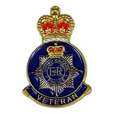 New & Unique Design United Kingdom Police Force Veteran Enamel Pin Badge