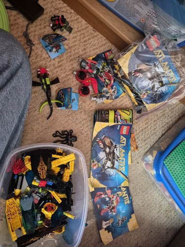 Lego atlantis bricks - atlantis,