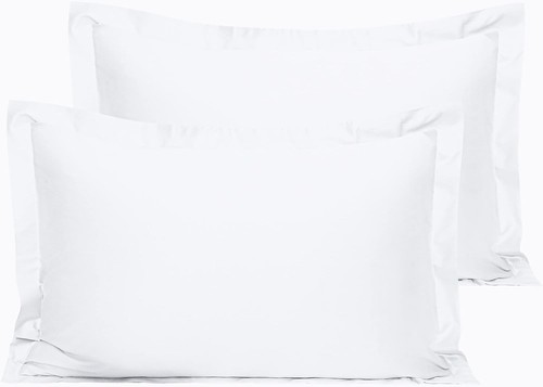 Elegant white cotton pillow - white,