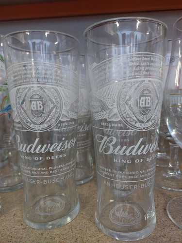 Budweiser new style - 2x, pint