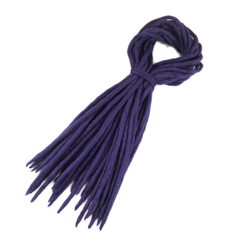 Purple wool dreadlocks 16 - dreadlocks,