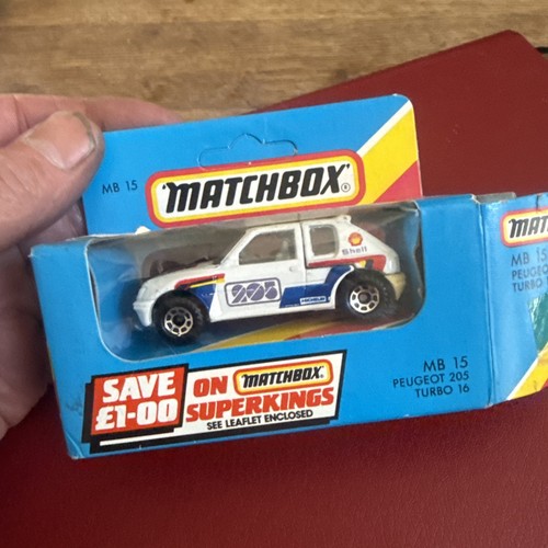 Matchbox peugeot 205 turbo - matchbox,