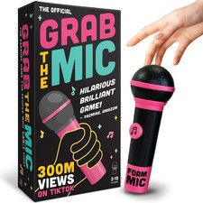 Grab The Mic Fun Music Card Game Family Karaoke Party Board Games 2-10 Players
