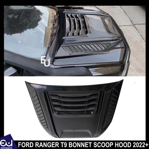 Matte black bonnet scoop - black,