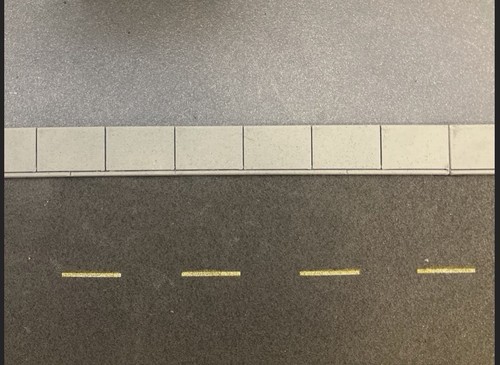Side walk path model - 1/87,